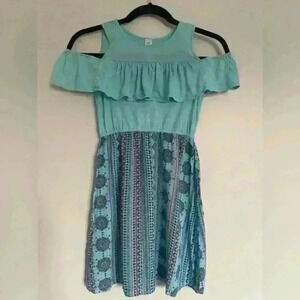 JUSTICE COLD  SHOULDER DRESS‎ size 10